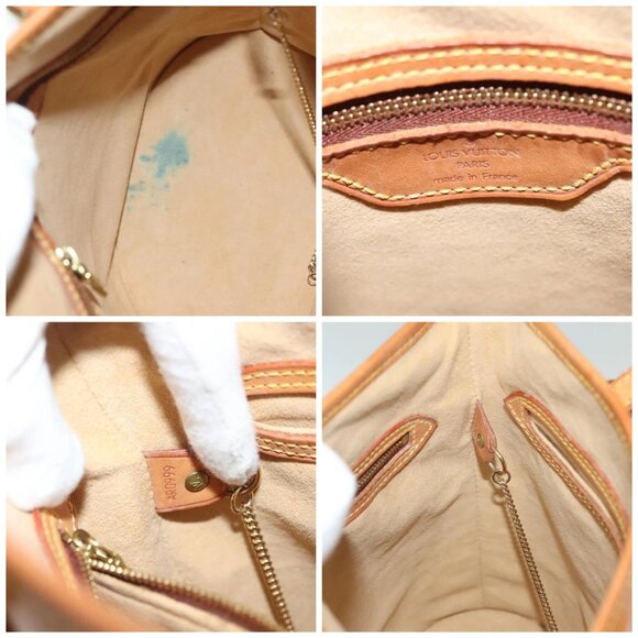 LOUIS VUITTON Nomad Leather Bucket PM Shoulder Bag Beige M85001 LV Auth yk19293 - Picture 15 of 16